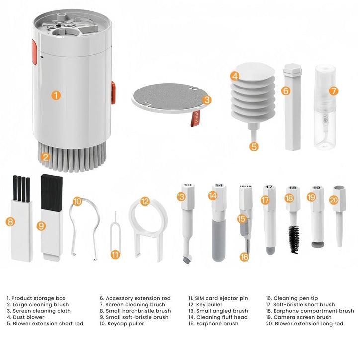 Lisslune | Super Electronic Cleaner Kit 20-IN-1