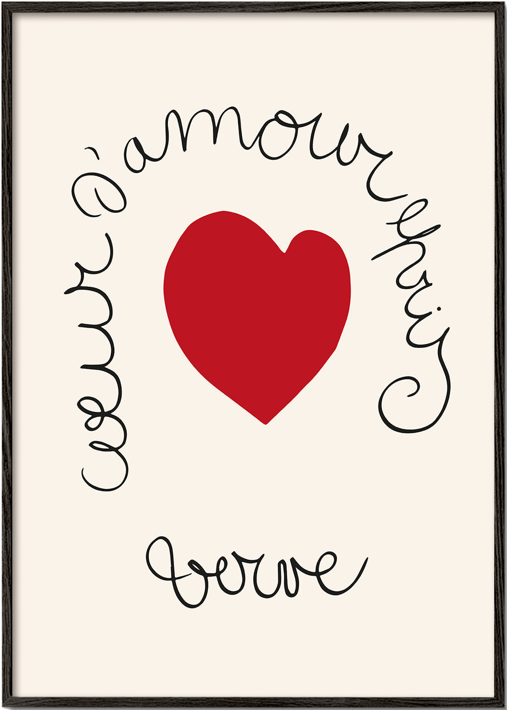 Lisslune | Henri Matisse "Heart of the Enamored Love - Verve" Love print
