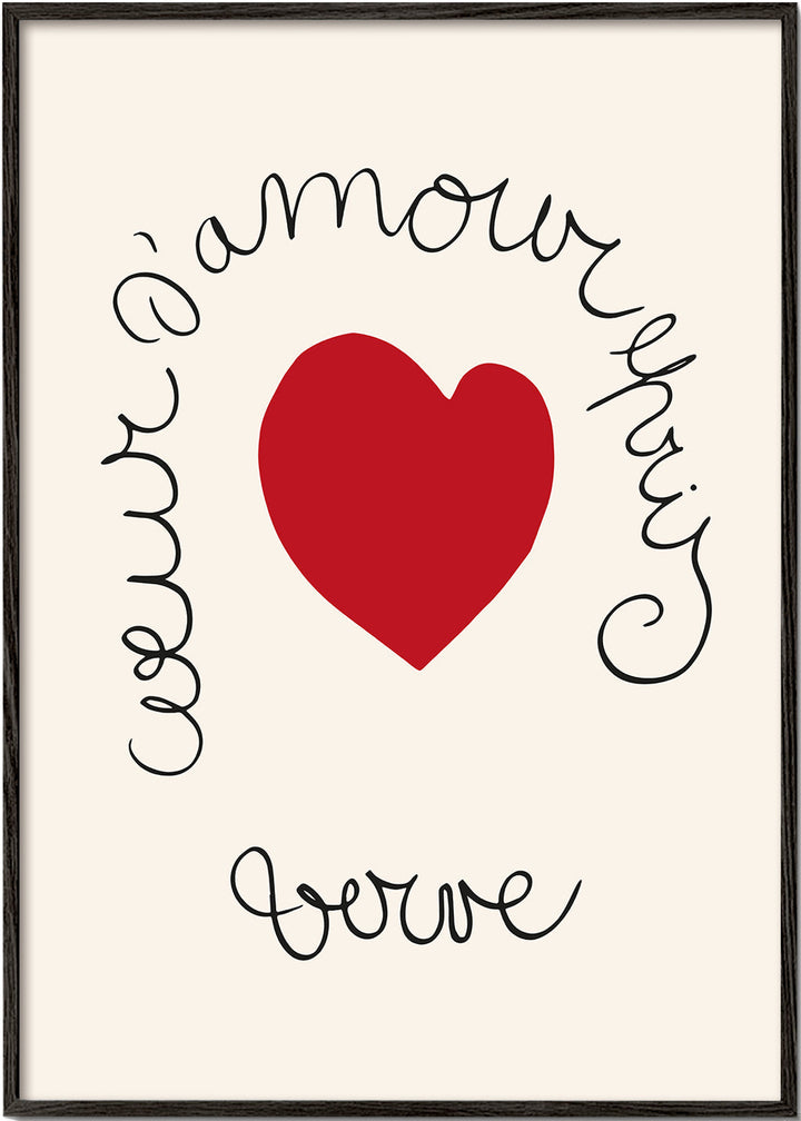 Lisslune | Henri Matisse "Heart of the Enamored Love - Verve" Love print