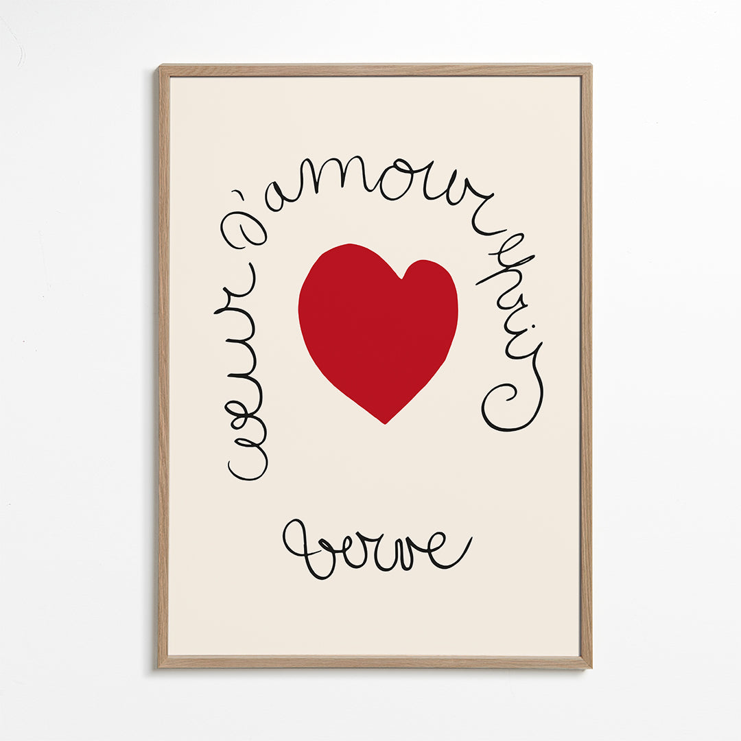 Lisslune | Henri Matisse "Heart of the Enamored Love - Verve" Love print