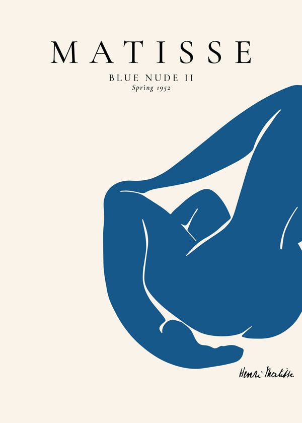 Lisslune | Henri Matisse Blue Act II, Spring 1952