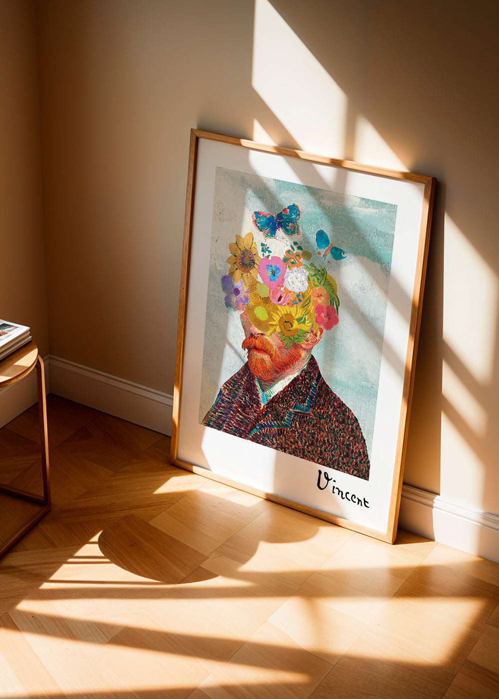 Lisslune | Vincent van Gogh inspired self-portrait & newly mixed flowers