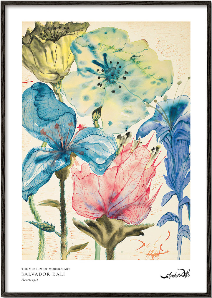 Lisslune | Salvador Dali Flowers I