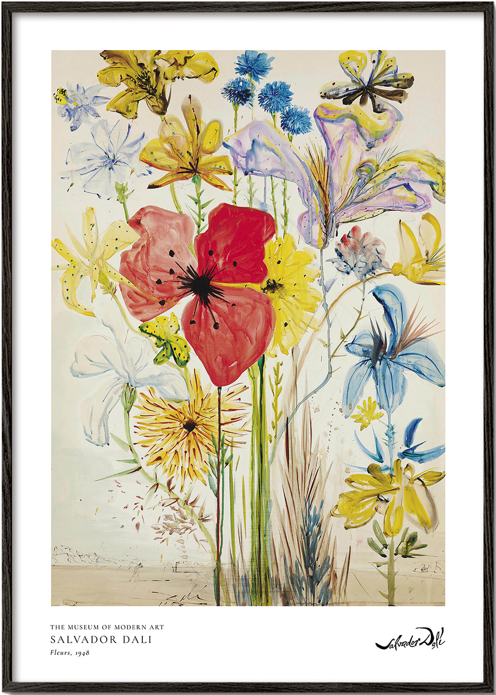 Lisslune | Salvador Dali Flowers II