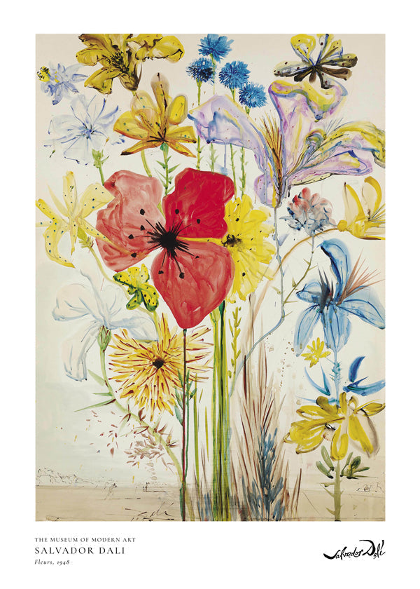 Lisslune | Salvador Dali Flowers II