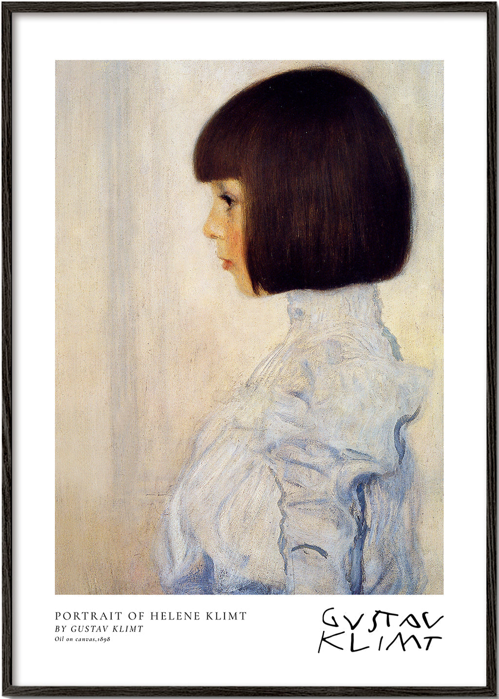 Lisslune | Portrait of Helene Klimt by Gustav Klimt