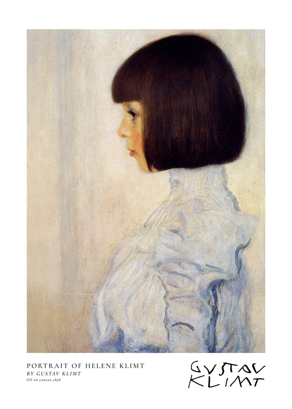 Lisslune | Portrait of Helene Klimt by Gustav Klimt