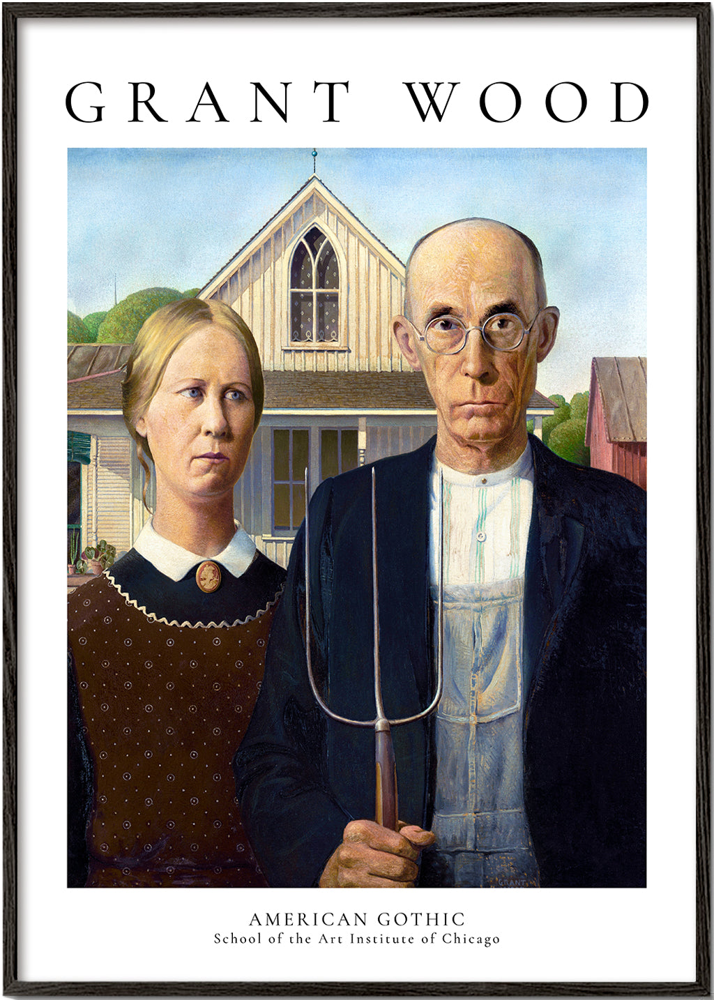 Lisslune | American Gothic by Grant Wood