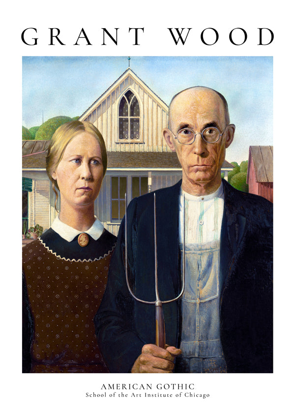 Lisslune | American Gothic by Grant Wood