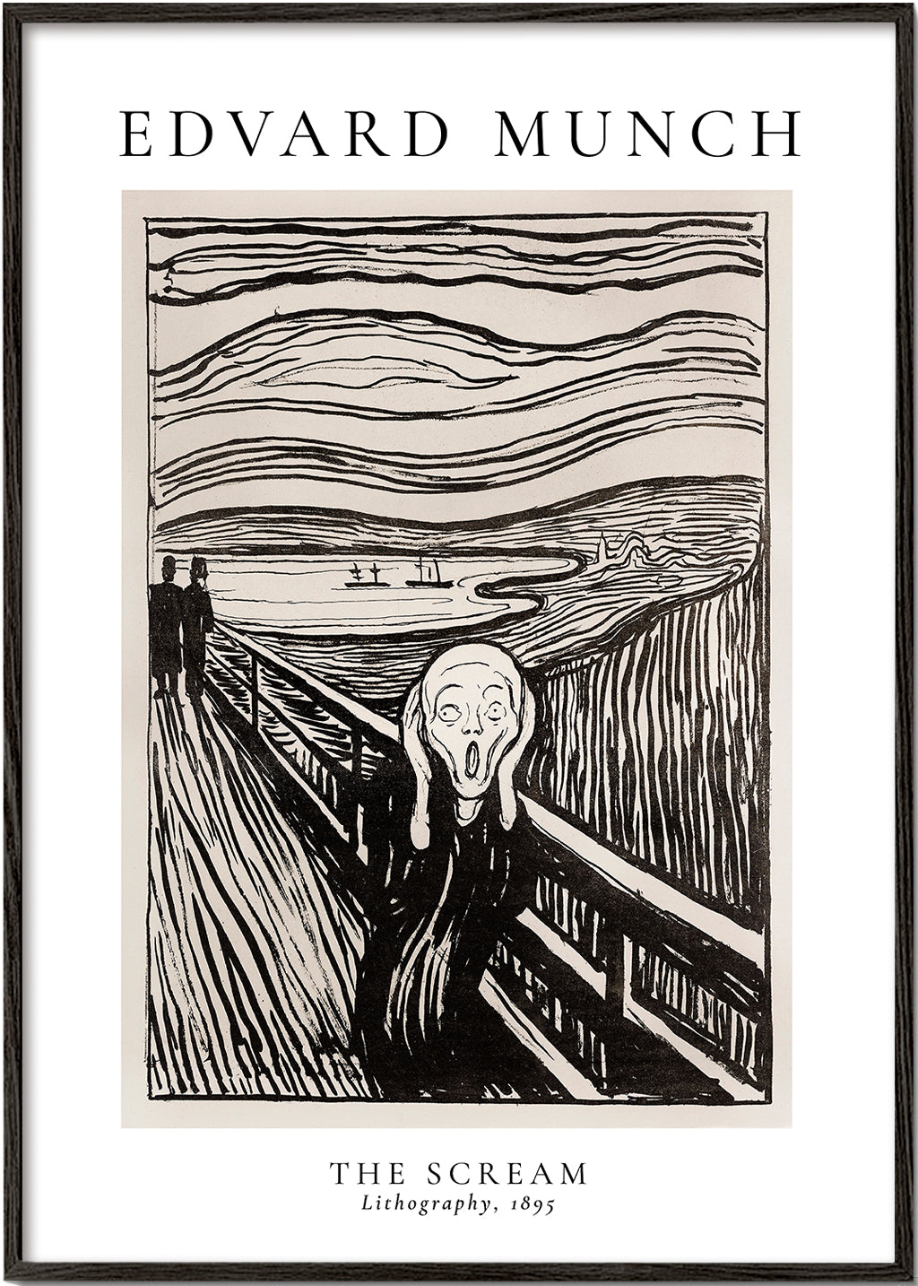 Lisslune | Edvard Munch The Scream Lithograph