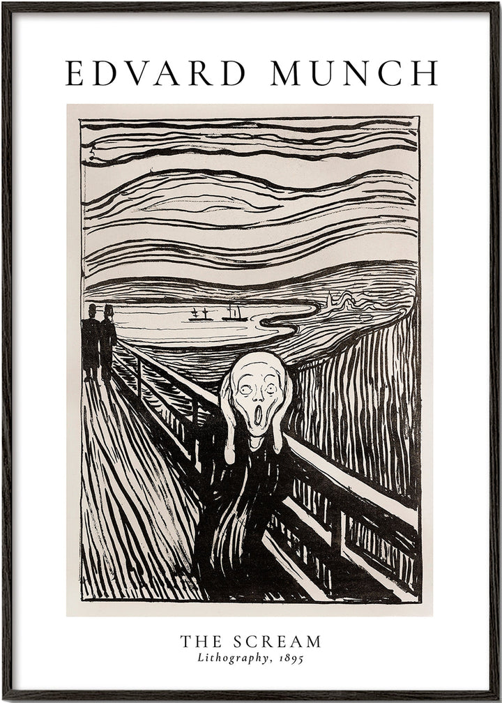 Lisslune | Edvard Munch The Scream Lithograph