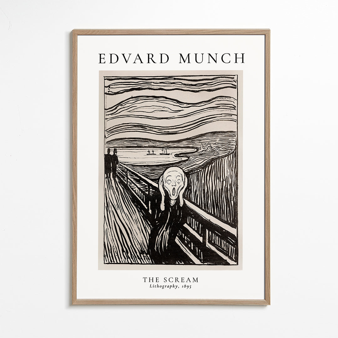 Lisslune | Edvard Munch The Scream Lithograph