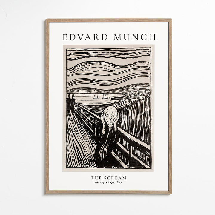 Lisslune | Edvard Munch The Scream Lithograph