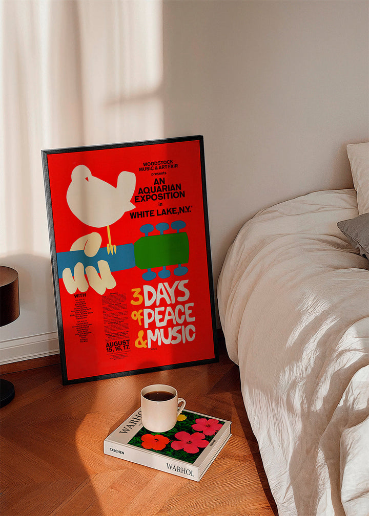 Lisslune | Woodstock 1969 Poster - 3 Days of Peace & Music