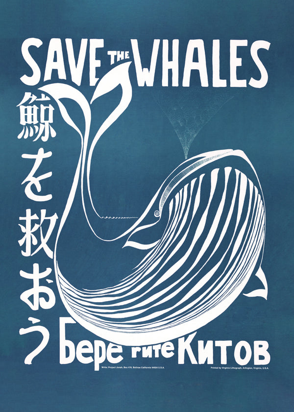 Lisslune | Straight Whales (1973) Vintage poster by Vint Lawrence