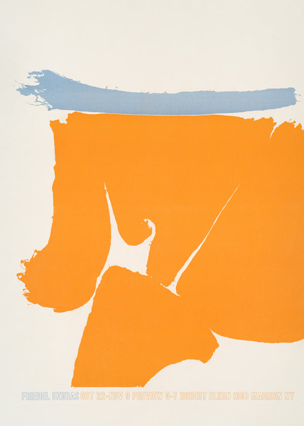Lisslune | Friedel Dzubas (1960) Vintage poster from Robert Elkon Gallery