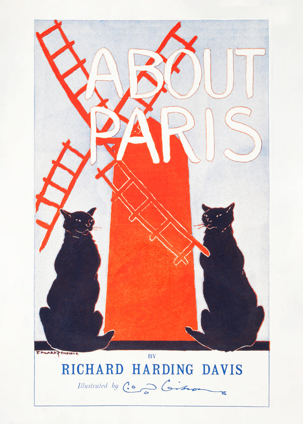 Lisslune | About Paris Vintage poster by Edward Penfield