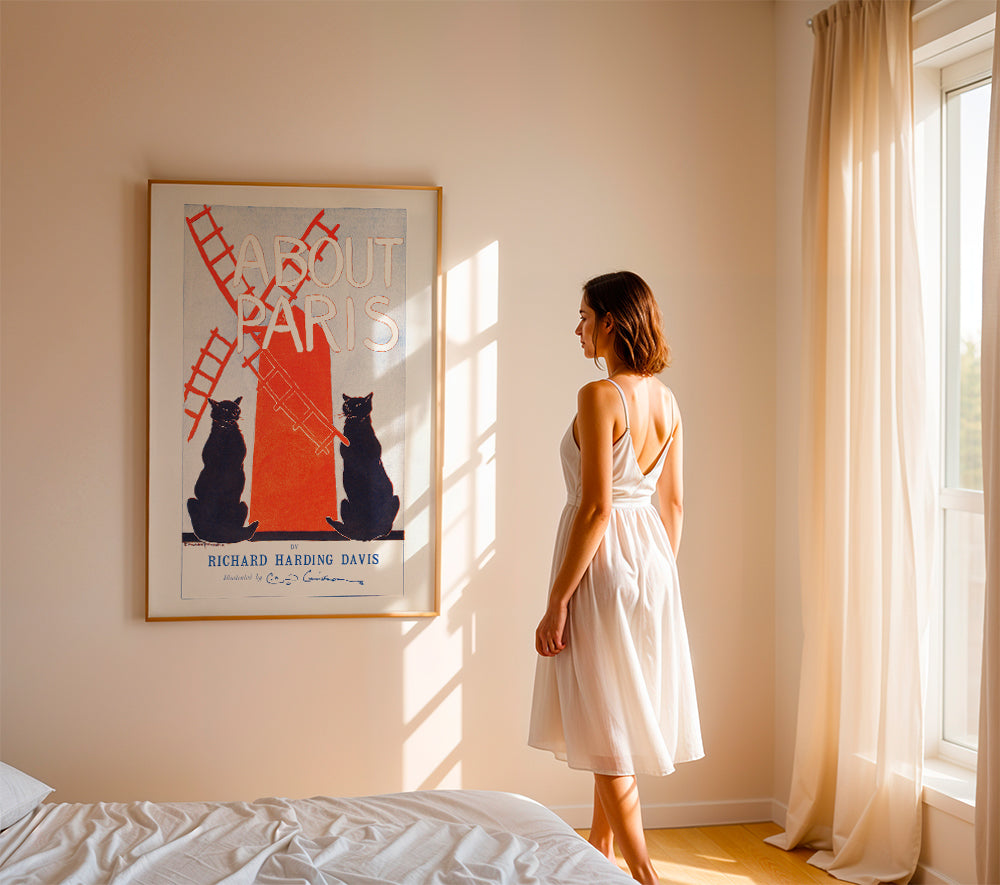 Lisslune | About Paris Vintage poster by Edward Penfield