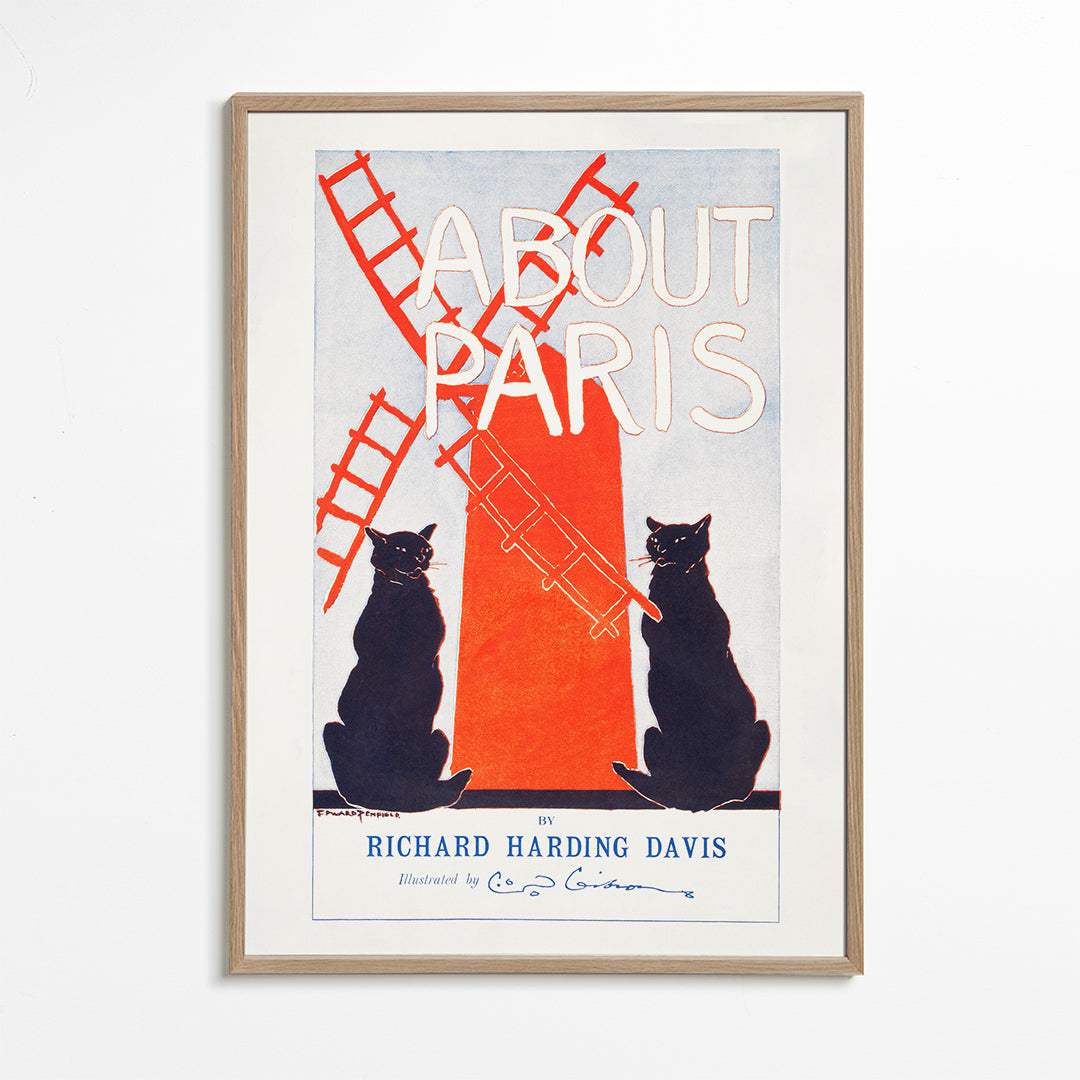Lisslune | About Paris Vintage poster by Edward Penfield