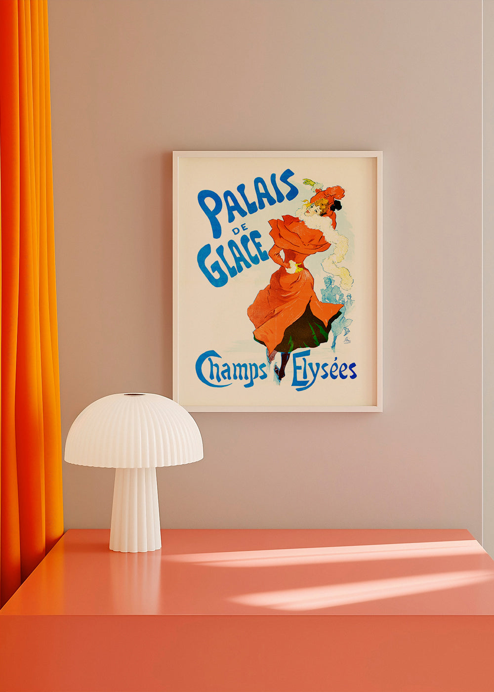 Lisslune | Vintage poster for ice rink Palais de Glace, Champs-Élysées, Paris