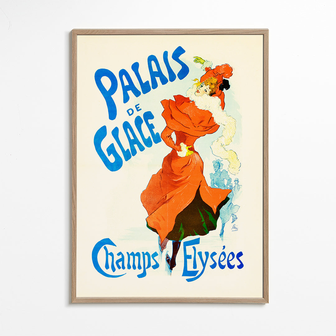 Lisslune | Vintage poster for ice rink Palais de Glace, Champs-Élysées, Paris