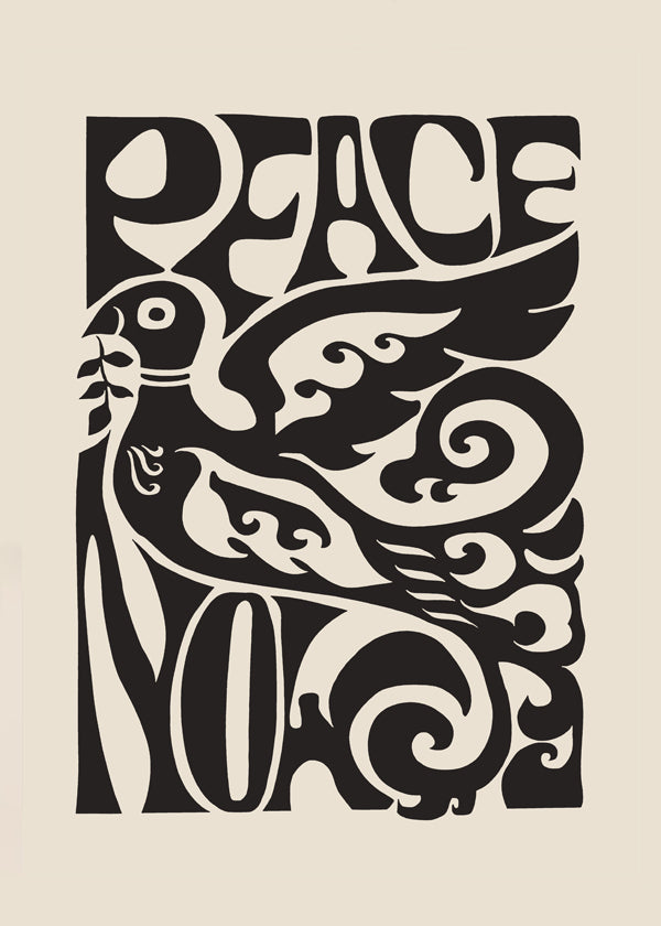Lisslune | Peace Now Poster, 1970