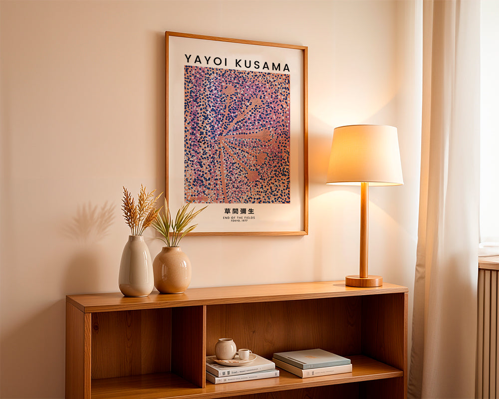 Lisslune | Yayoi Kusama End of the fields Exhibition poster