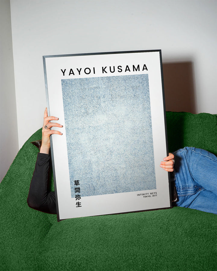 Lisslune | Yayoi Kusama Infinity Nets exhibition poster
