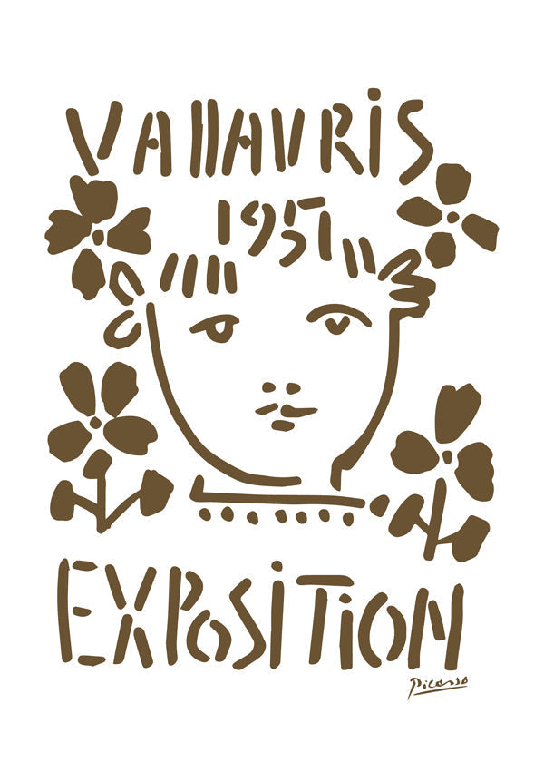 Lisslune | PIcasso Vallauris 1951 Exhibition Poster