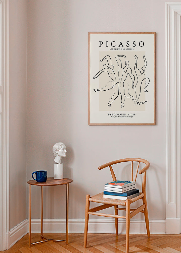 Lisslune | Pablo Picasso The Three Dancers Sketch Poster