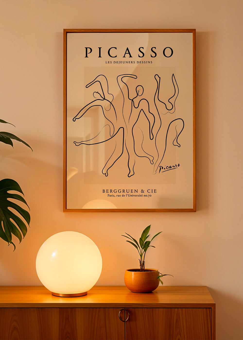 Lisslune | Pablo Picasso The Three Dancers Sketch Poster