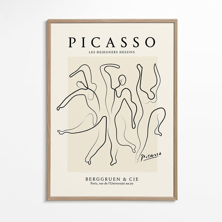 Lisslune | Pablo Picasso The Three Dancers Sketch Poster