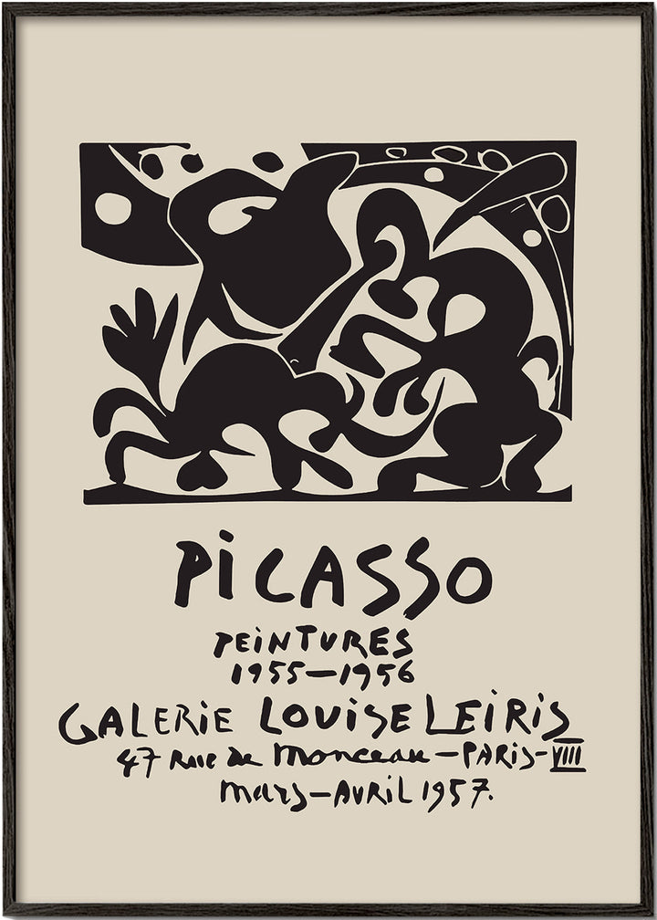 Lisslune | PABLO PICASSO Gallery Louise Leiris Print Poster