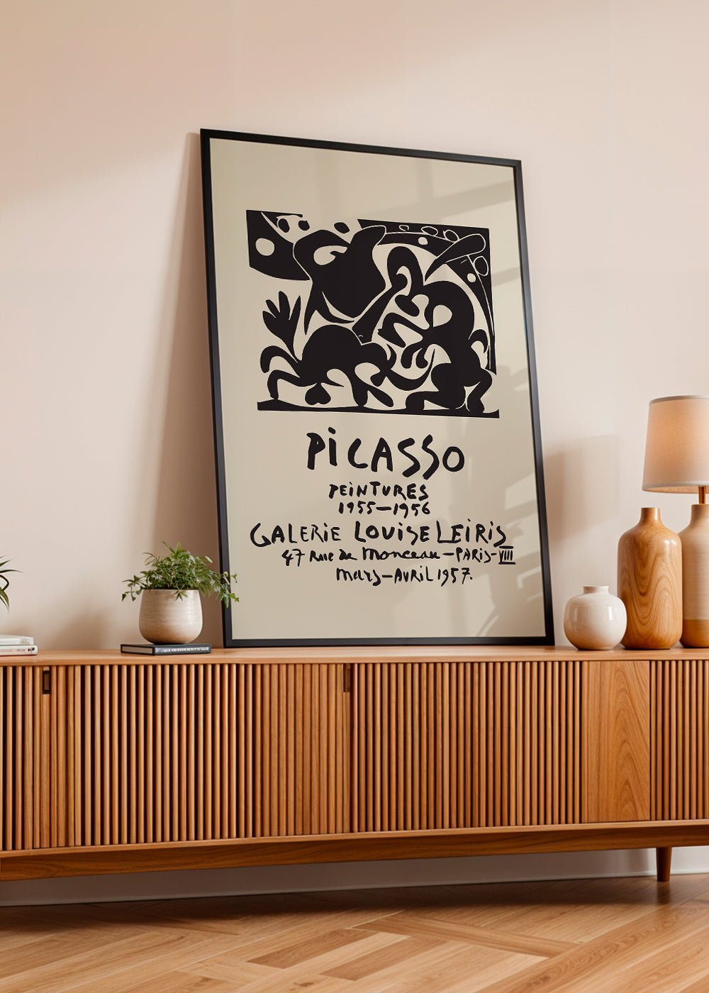 Lisslune | PABLO PICASSO Gallery Louise Leiris Print Poster