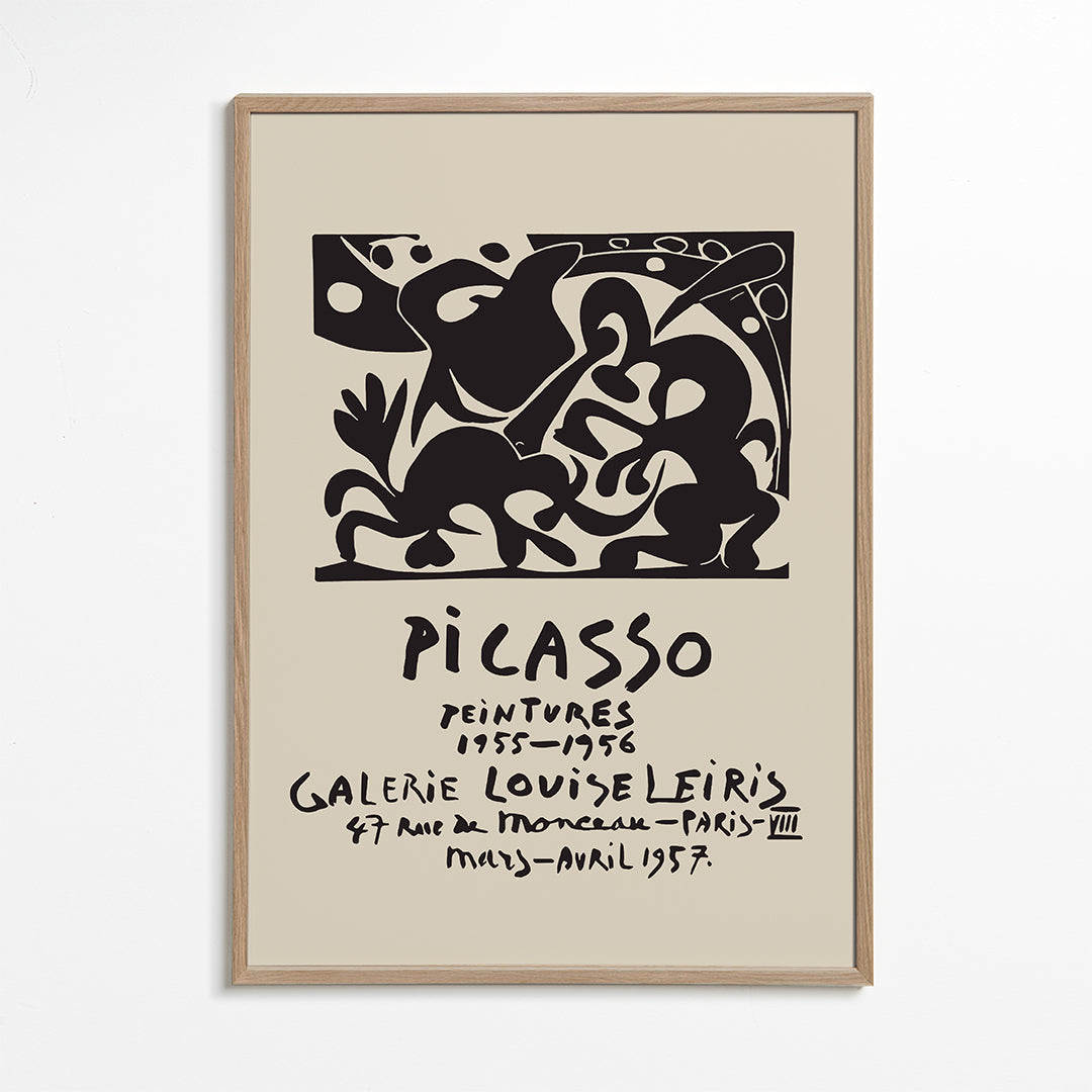 Lisslune | PABLO PICASSO Gallery Louise Leiris Print Poster