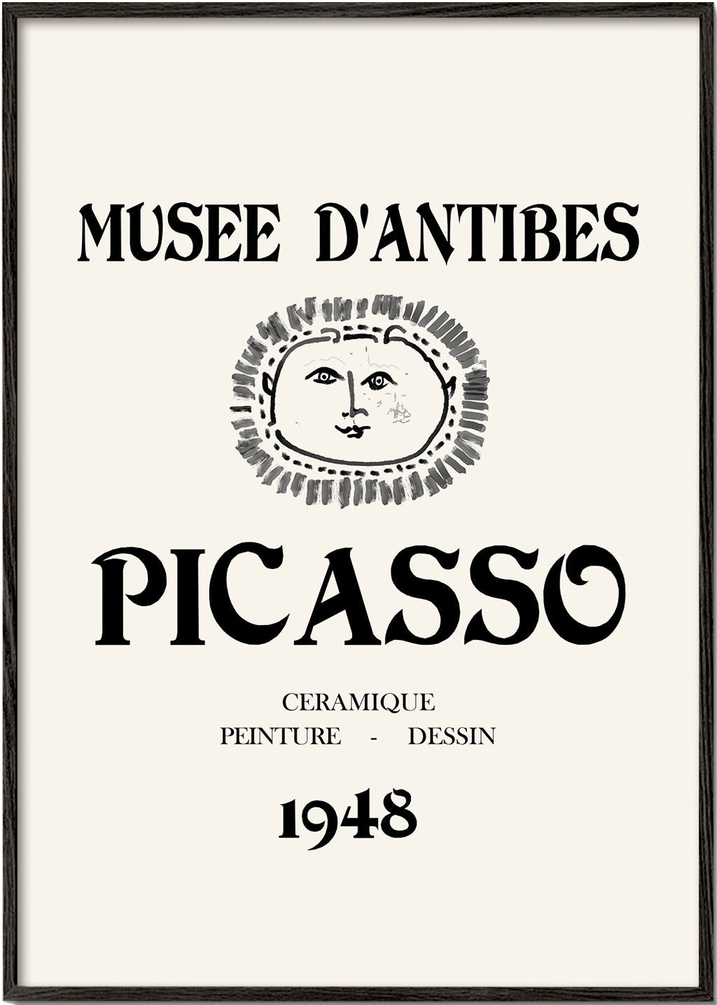 Lisslune | Picasso Musée D'Antibes Poster