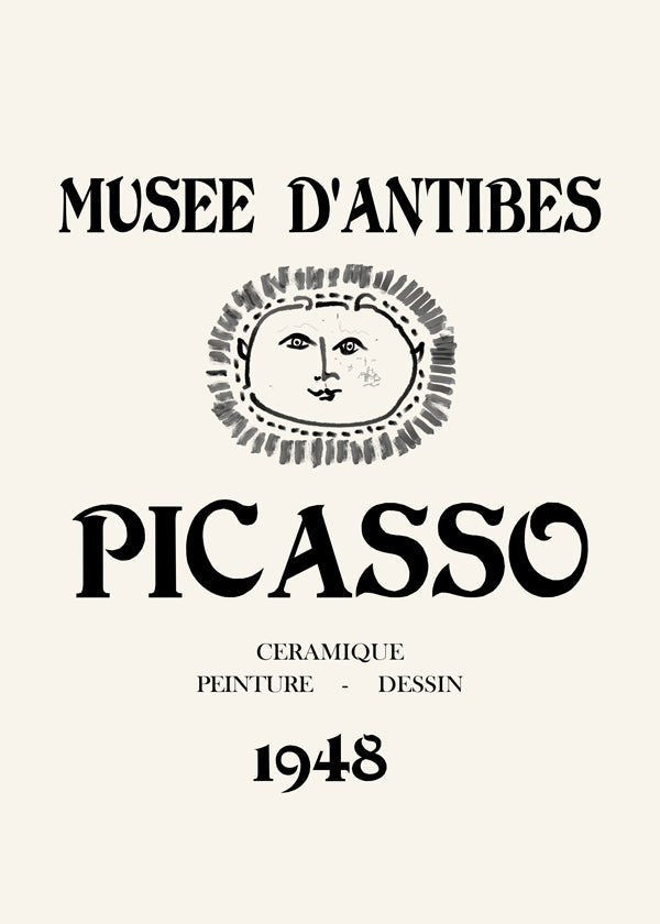 Lisslune | Picasso Musée D'Antibes Poster
