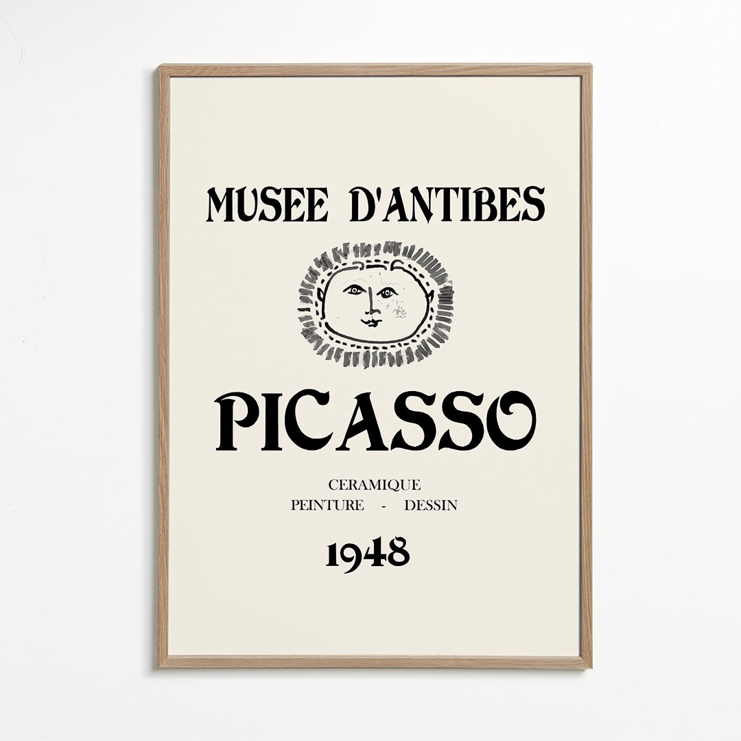 Lisslune | Picasso Musée D'Antibes Poster