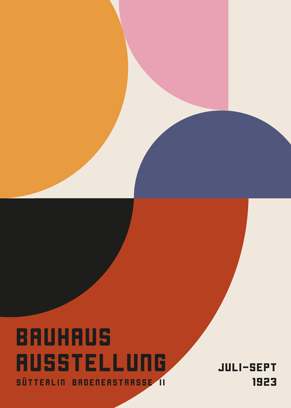 Lisslune | Bauhaus exhibition poster 1923