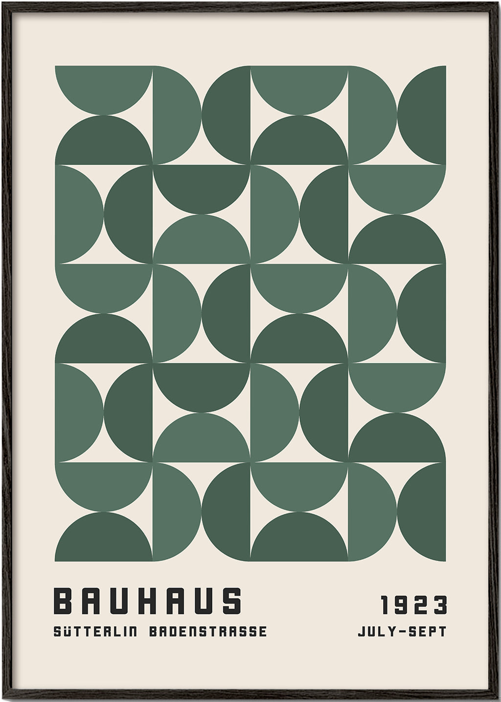 Lisslune | Bauhaus Green Exhibition Poster