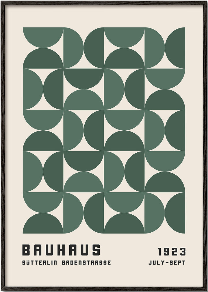 Lisslune | Bauhaus Green Exhibition Poster