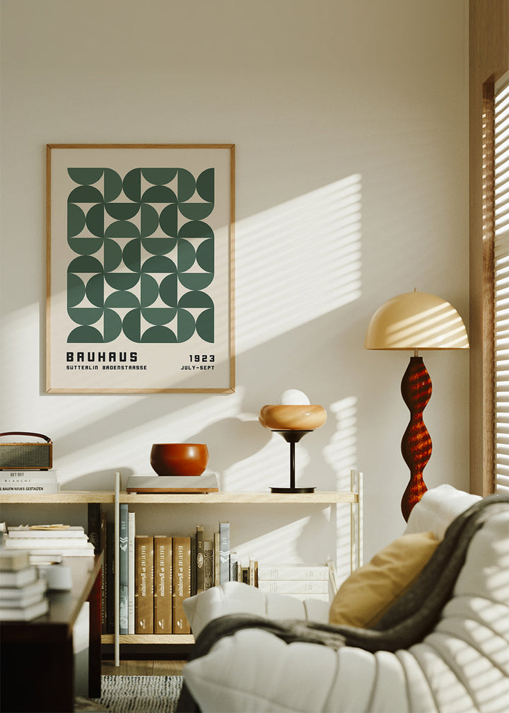 Lisslune | Bauhaus Green Exhibition Poster