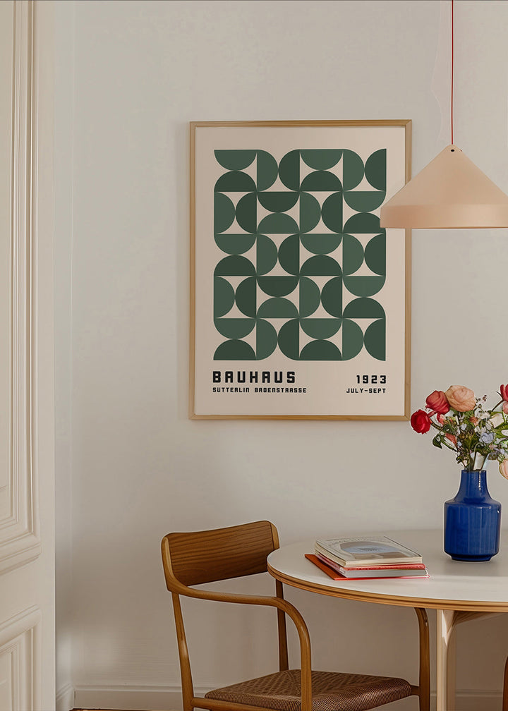 Lisslune | Bauhaus Green Exhibition Poster