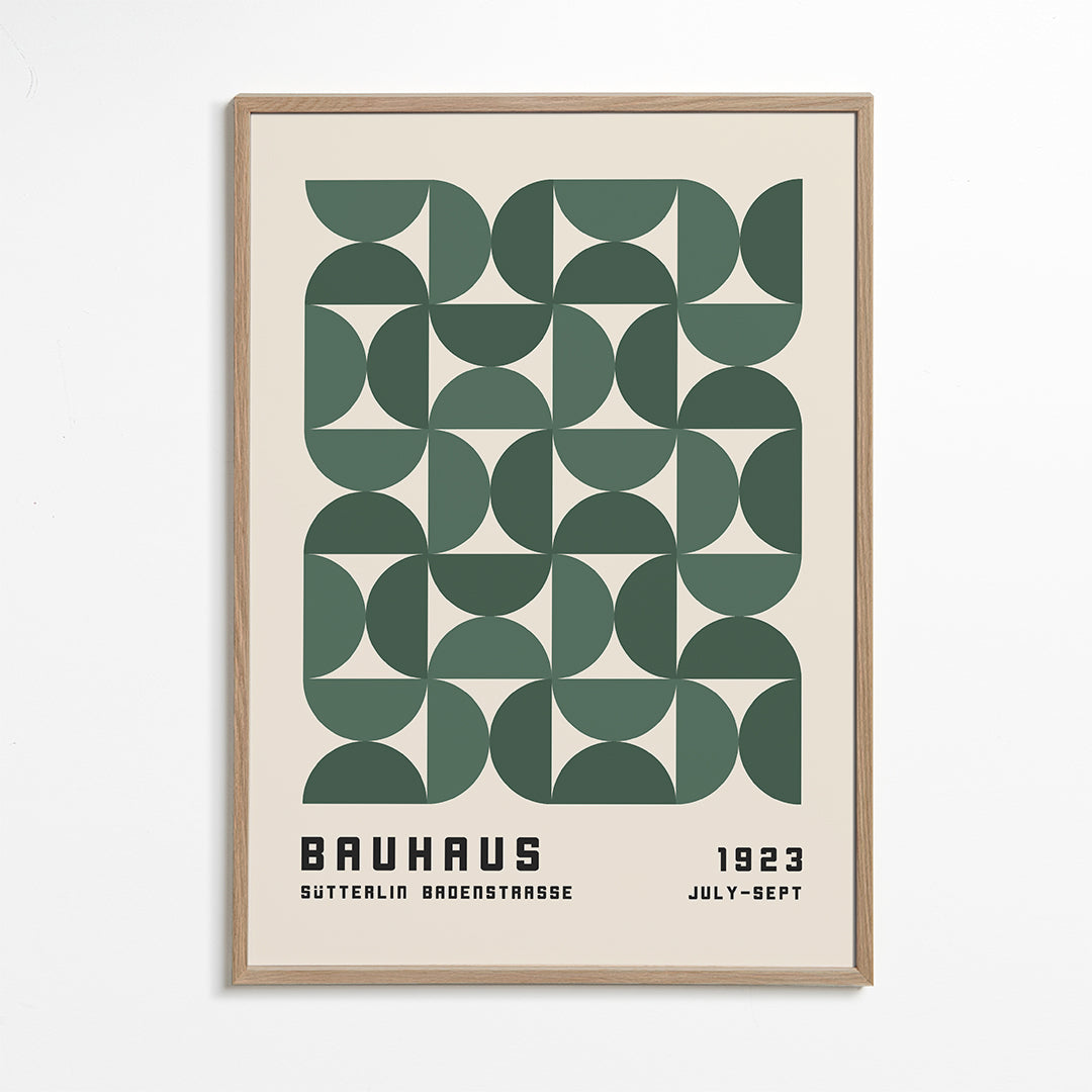 Lisslune | Bauhaus Green Exhibition Poster