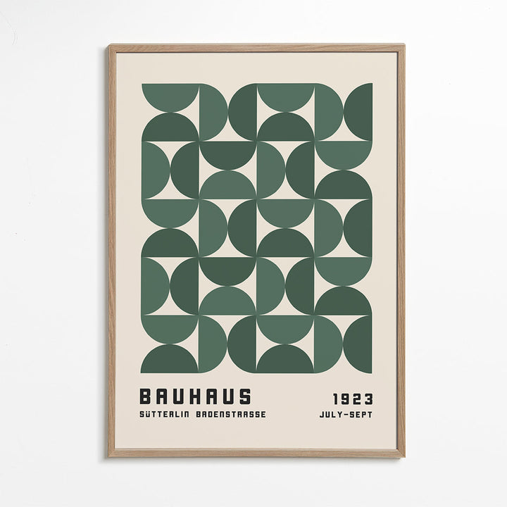 Lisslune | Bauhaus Green Exhibition Poster