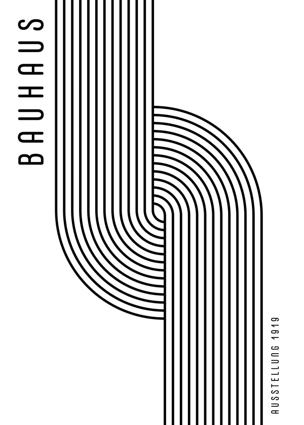 Lisslune | BAUHAUS EXHIBITION Exhibition poster 1919