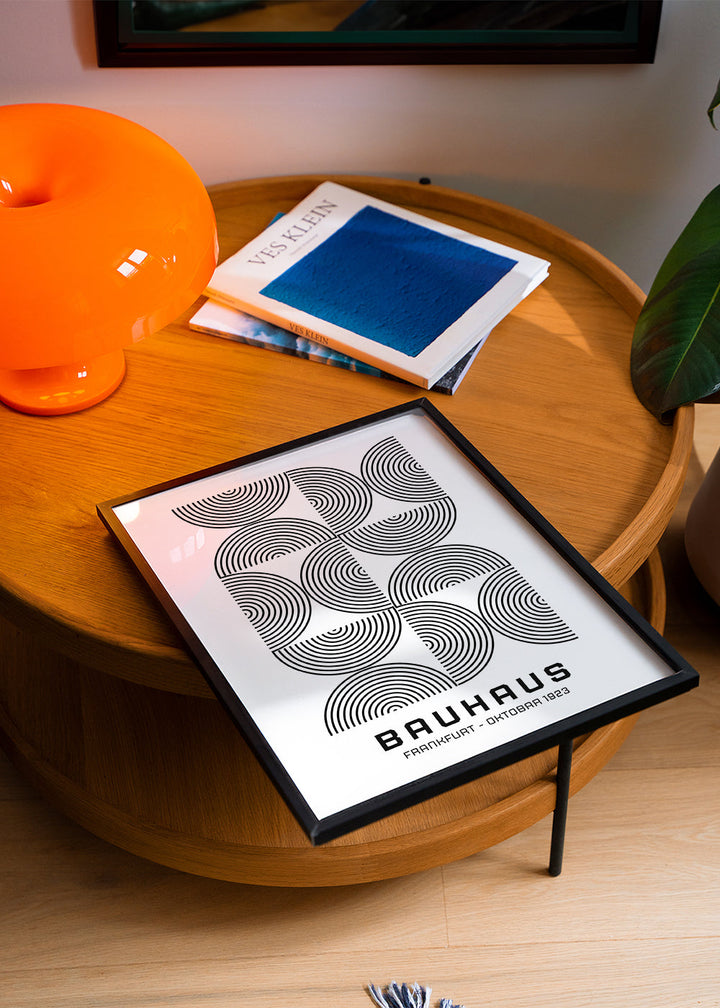 Lisslune | Bauhaus Black-White Exhibition Poster 1923