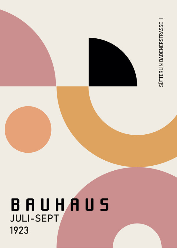 Lisslune | COLORFUL BAUHAUS NR.1 Poster