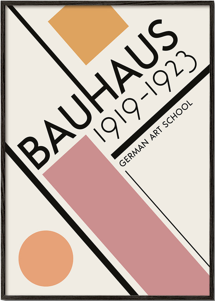 Lisslune | COLORFUL BAUHAUS NO.3 Poster