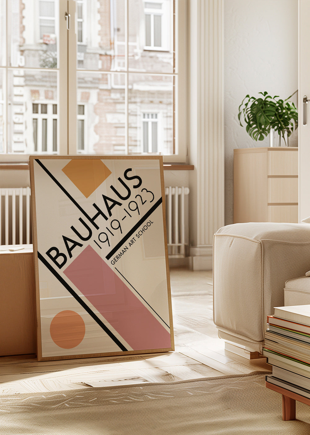 Lisslune | COLORFUL BAUHAUS NO.3 Poster
